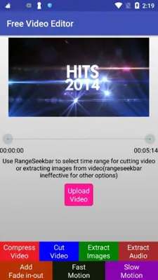 New Video Editor 2019 android App screenshot 1